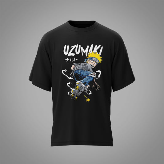 Hidden Leaf Skate Ninja Oversized T-Shirt